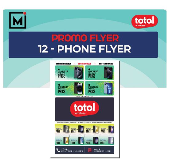Picture of Total Wireless Promotional Flyer Design 1 - Plan