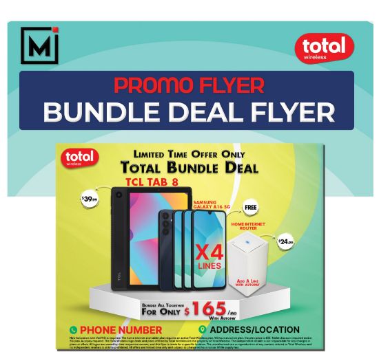 Picture of Total Wireless Promotional Flyer Design 25 - Plan